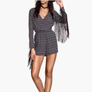H&M Coachella Fringe Romper